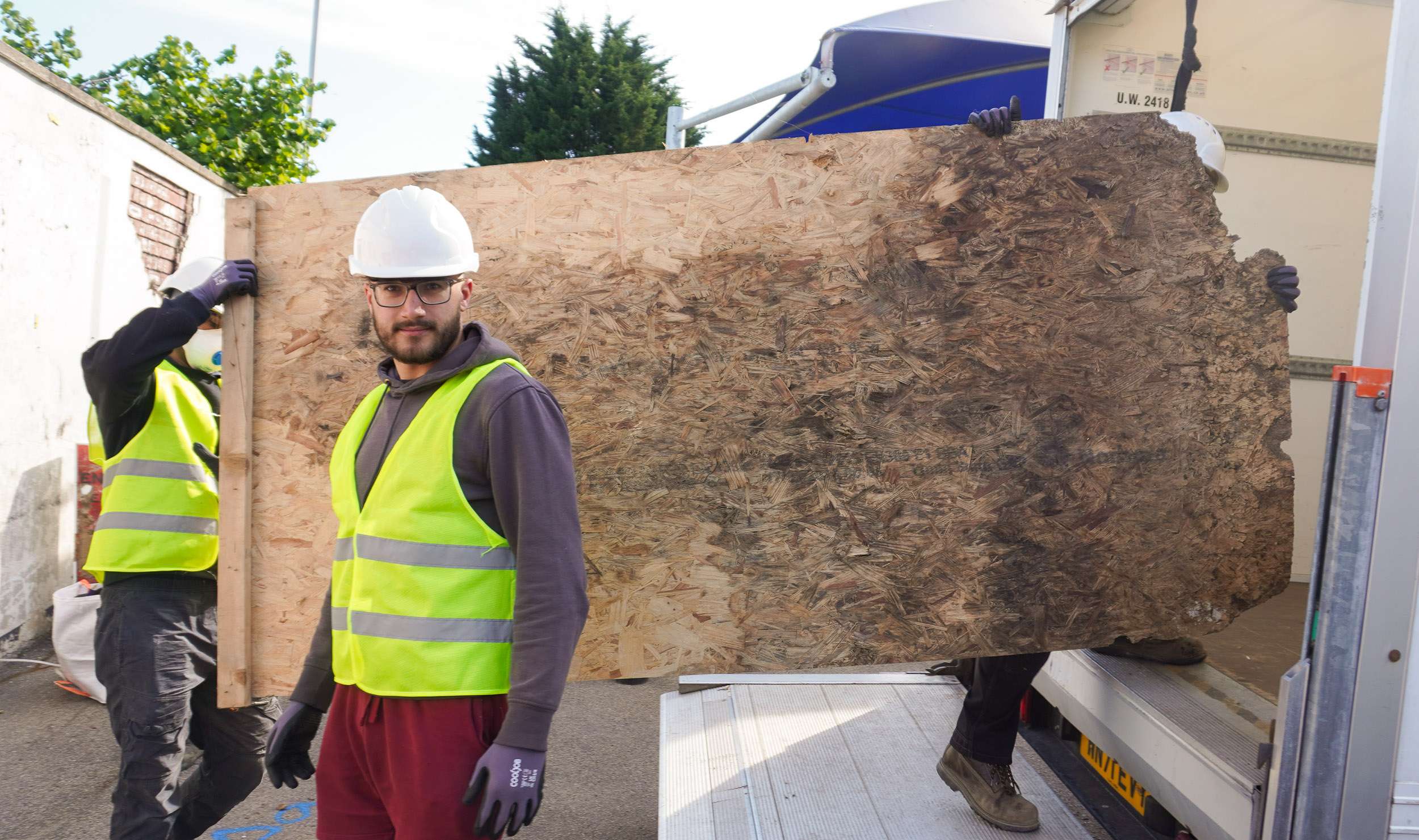 Bristol House Clearances team loading items into van