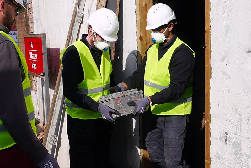 Bristol House Clearances removing battery hazardous waste