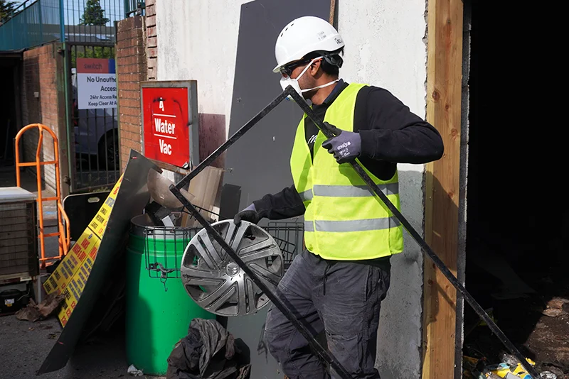 Bristol House Clearances team removing waste material